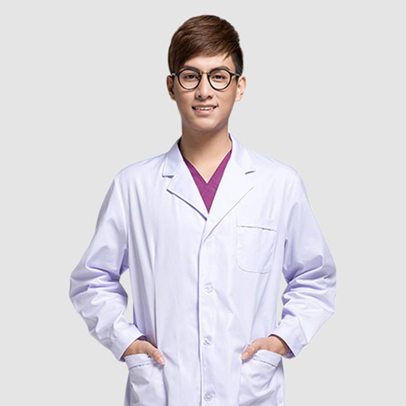 實驗室白大褂 biosharp BC012-M/L/XL 醫用男士長袖白大褂薄款 實驗服