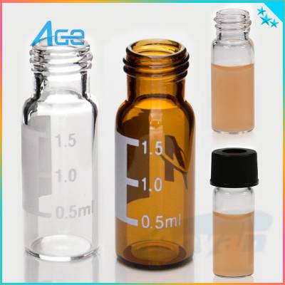 AGE 通用樣品瓶 9mm廣口短螺紋樣品瓶 標準螺紋廣口瓶